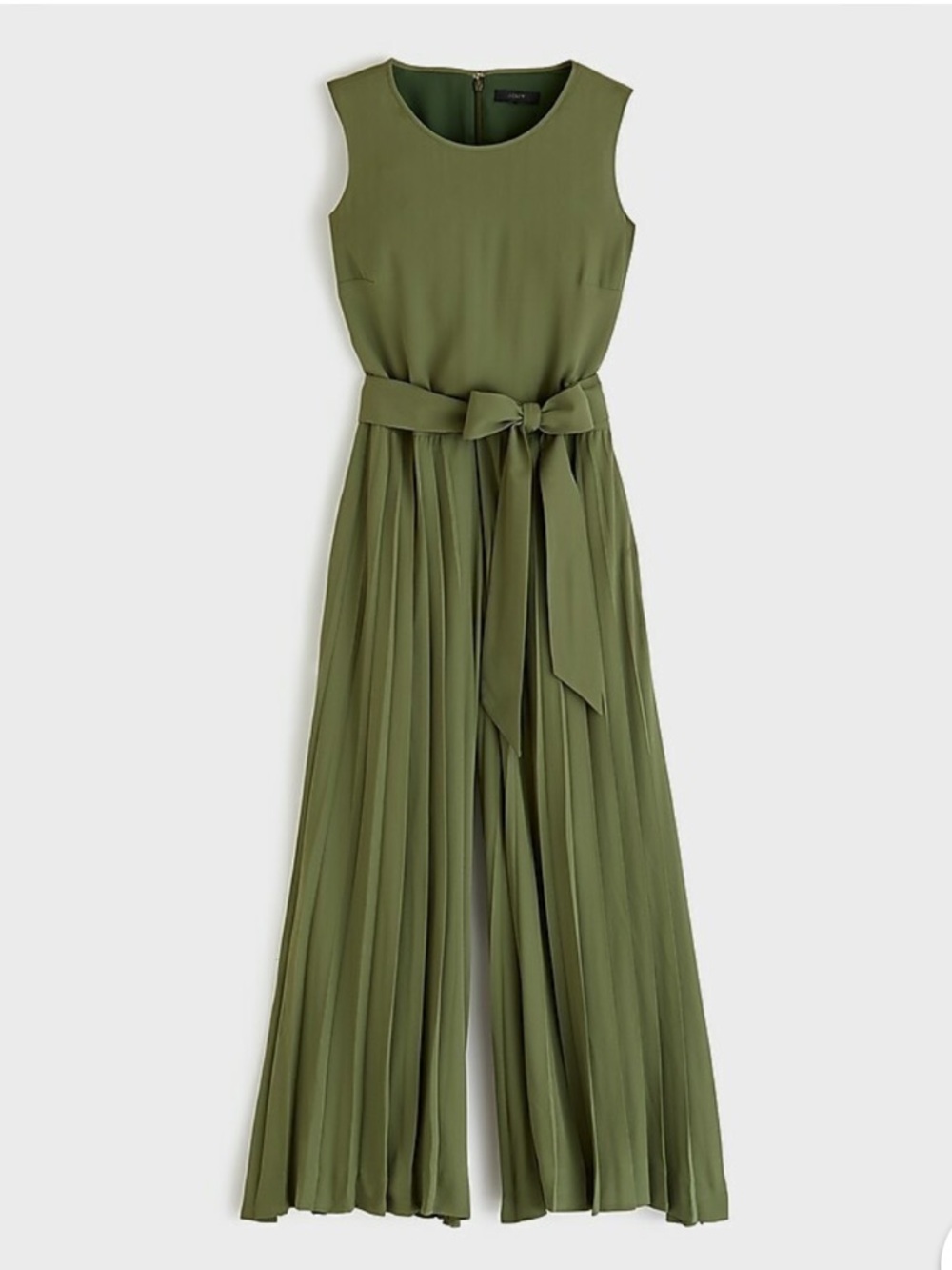 J.Crew Dewberry Pleated Wide Leg Jumpsuit Size 4
